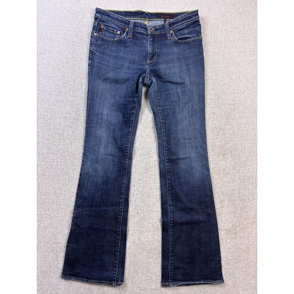 AG Adriano Goldschmied Women 28R Bootcut Jeans Dark Wash Blue Denim USA
